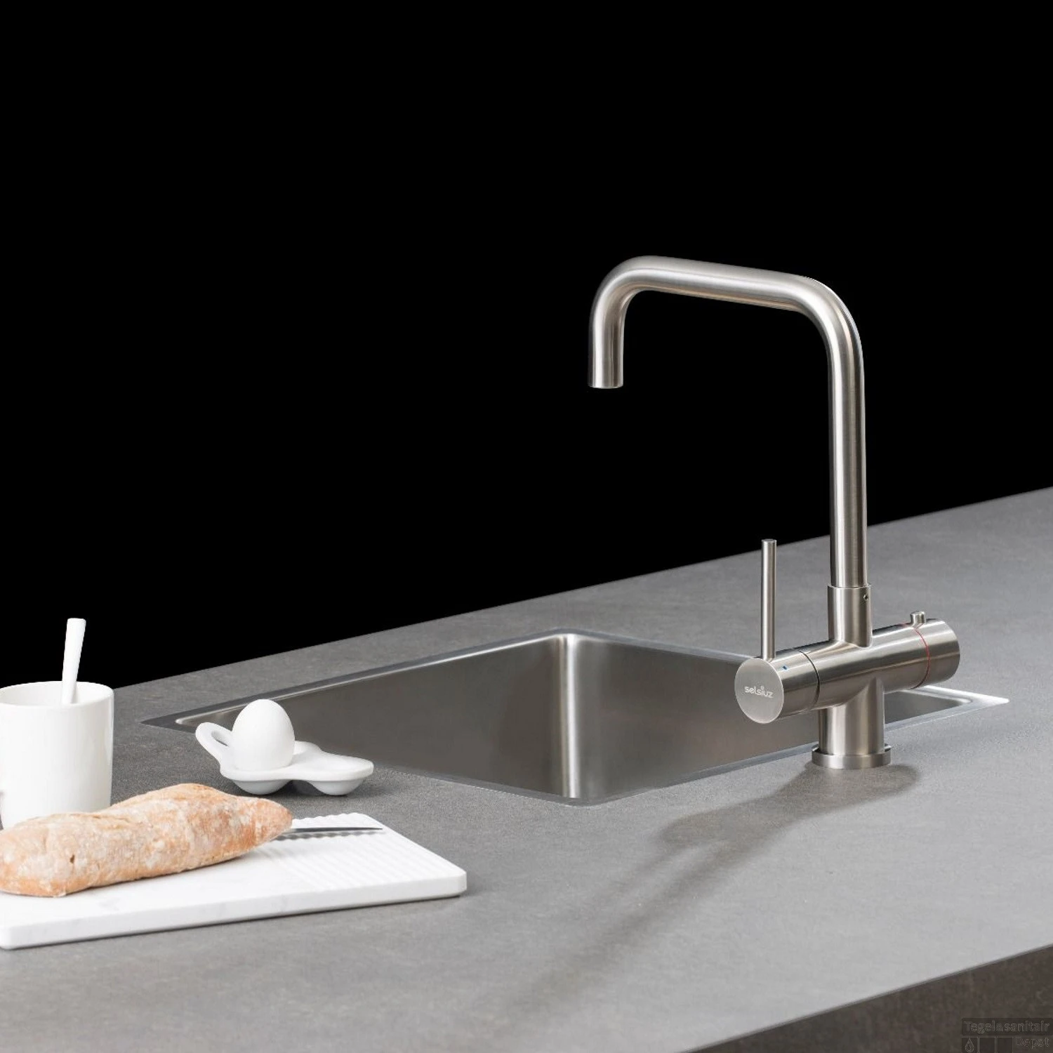 Kokendwaterkraan Selsiuz Steel Haaks RVS Inclusief Combi Extra Boiler 3 Kokendwaterkraan Selsiuz Steel Haaks RVS Inclusief Combi Extra Boiler - Afbeelding 3