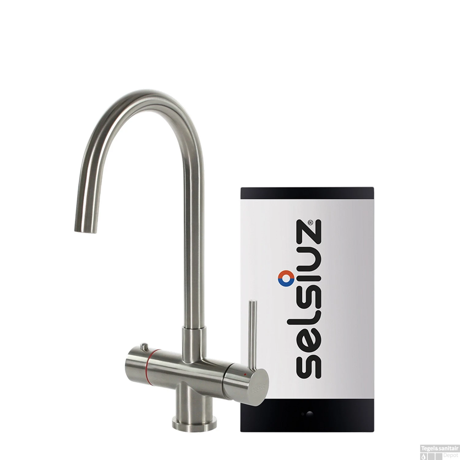 Kokendwaterkraan Selsiuz Steel Rond RVS Inclusief Single Boiler 1 Kokendwaterkraan Selsiuz Steel Rond RVS Inclusief Single Boiler