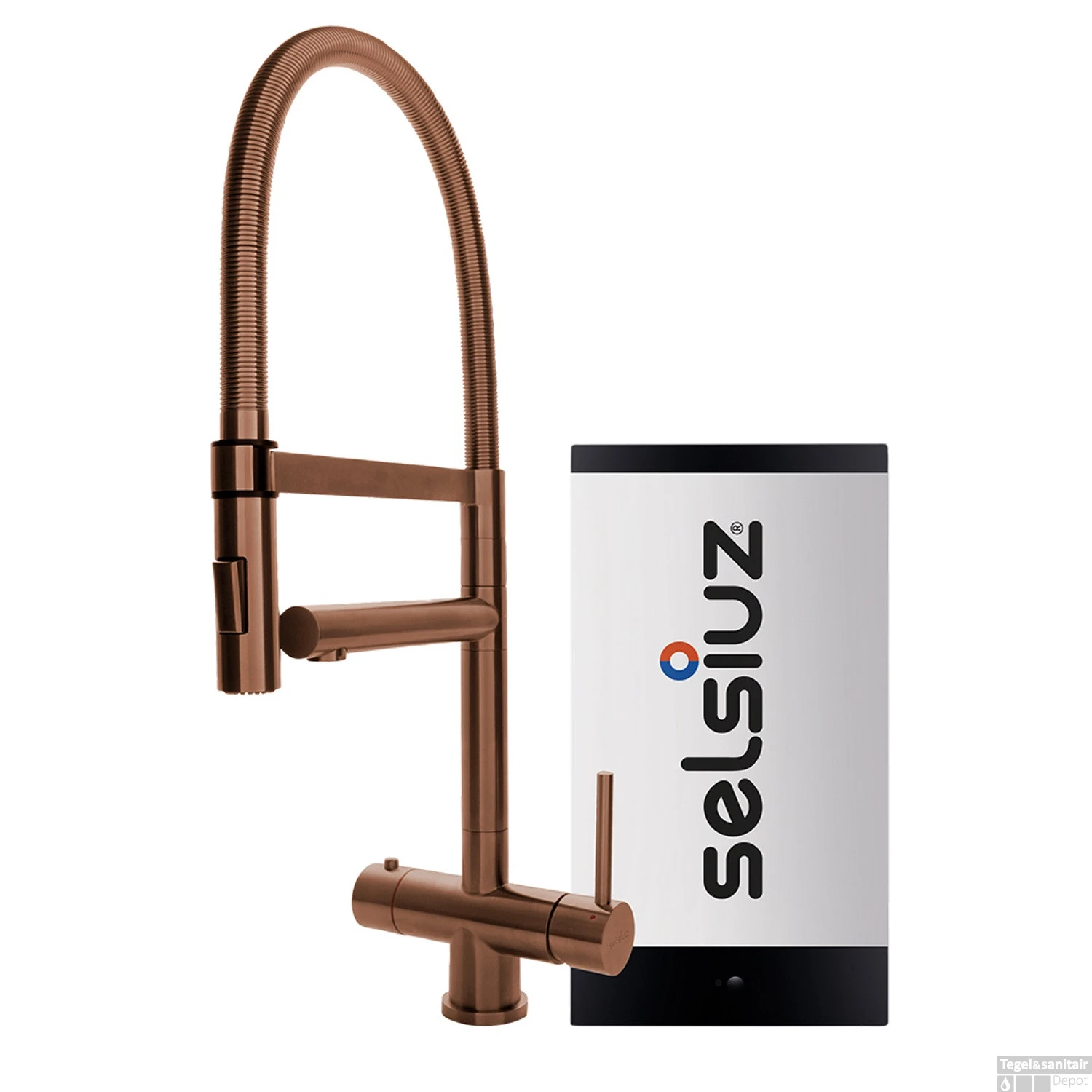 Kokendwaterkraan Selsiuz XL Copper Inclusief Combi Extra Boiler 1 Kokendwaterkraan Selsiuz XL Copper Inclusief Combi Extra Boiler