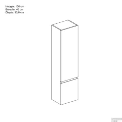 Kolomkast Allibert Verso 40 Cm 2 Deuren Rechts Mat Mosgroen -Baden Luxe Verkoop kolomkast allibert verso 40 cm 2 deuren rechts mat mosgroen tec
