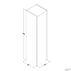 Kolomkast Boss & Wessing Sally 160x40x40 Cm Greeploos Hoogglans Antraciet -Baden Luxe Verkoop kolomkast boss wessing sally 160x40x40 cm greeploos hoogglans antraciet tech