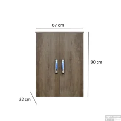 Kolomkast Dubbel Sanicare Q9/Q10/Q11 Soft-Closing Deuren Chromen Greep 90x67x32 Cm Belluno -Baden Luxe Verkoop kolomkast dubbel sanicare soft closing deuren chromen greep 90x67x32 tech 1 1 1 1 1