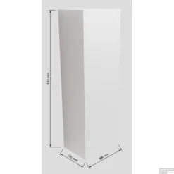 Kolomkast Mondiaz LAGOM 90cm Opbouw Rechtsdraaiend Mat Wit -Baden Luxe Verkoop kolomkast mondiaz lagom 90cm opbouw rechtsdraaiend mat wit tech