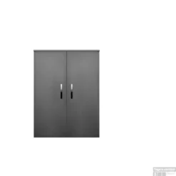 Kolomkast Sanicare Q1/Q12/Q17 2-Deurs Soft-Closing Chromen Greep 90x67x32 Cm Schots-Eiken -Baden Luxe Verkoop kolomkast sanicare q1q4q12 2 deurs soft closing chromen greep 90x67x32 shop 3