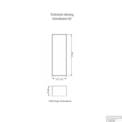 Kolomkast Sanicare Q5 1 Soft-Close Deur 90 Cm Antraciet -Baden Luxe Verkoop kolomkast sanicare q5 1 soft close deur 90 cm tech 1