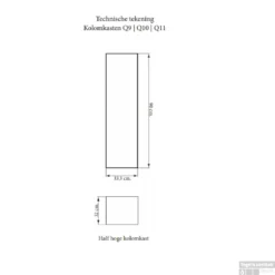 Kolomkast Sanicare Q9/Q10/Q11 Soft-Close Deur Chromen Greep 90x33,5x32 Cm Schots-Eiken -Baden Luxe Verkoop kolomkast sanicare soft close deur chromen greep 90x33 5x32 tech 2