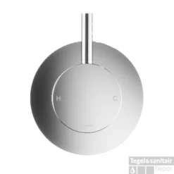 Wastafelkraan Hotbath Laddy Inbouw 3-Gats Chroom -Baden Luxe Verkoop l045cr wastafelkraan hotbath laddy inbouw 3 gats chroom 2