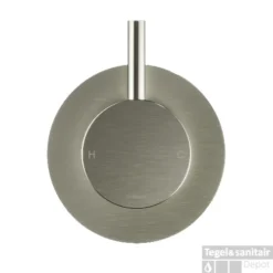 Wastafelkraan Hotbath Laddy Inbouw 3-Gats Geborsteld Nikkel -Baden Luxe Verkoop l045gn wastafelkraan hotbath laddy inbouw 3 gats geborsteld nikkel 2