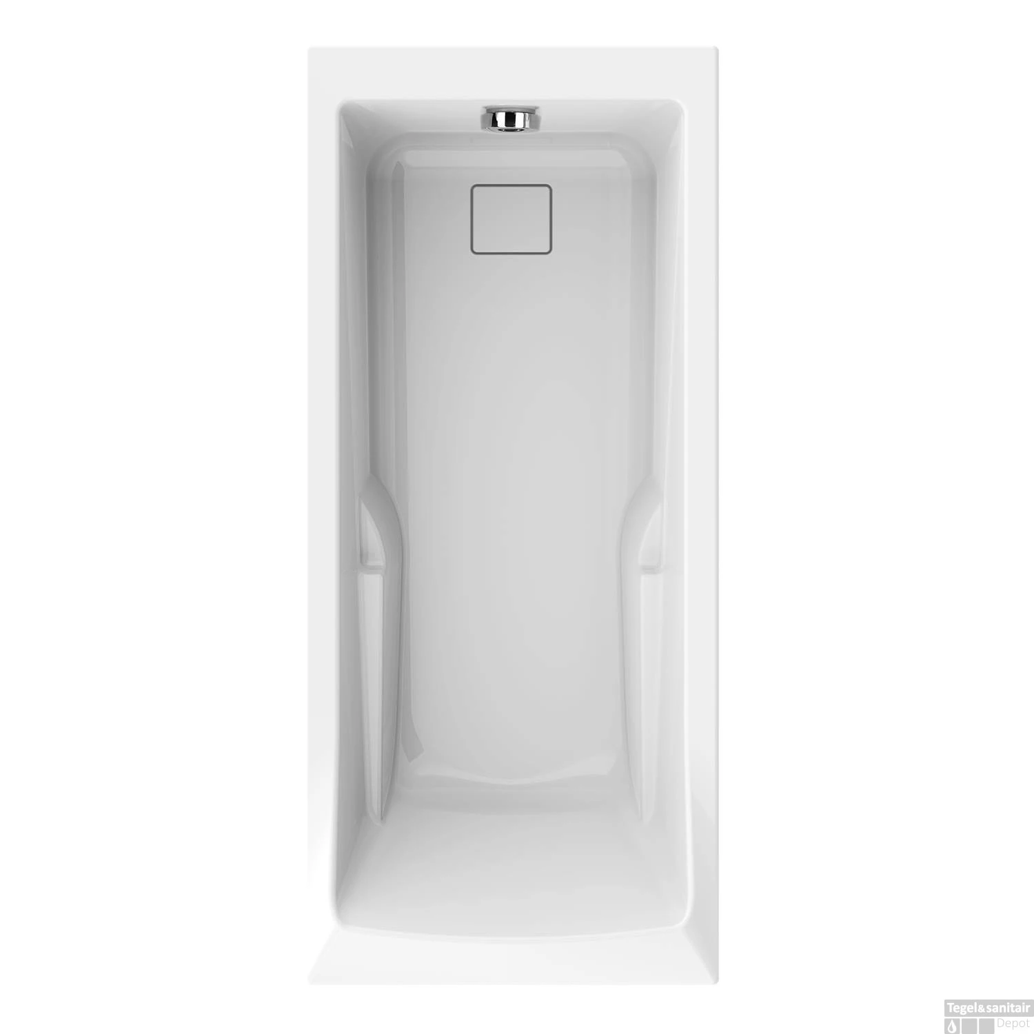 Ligbad Allibert Aero Confort Rechthoekig Bad 170x70x52 Cm Incl. Afvoerdeksel En Poten