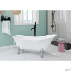 Ligbad Allibert Kara Met Leeuwenpoten Silver 175x71x77 Cm Wit -Baden Luxe Verkoop ligbad allibert kara met leeuwenpoten 175x71x77 cm wit sfeer