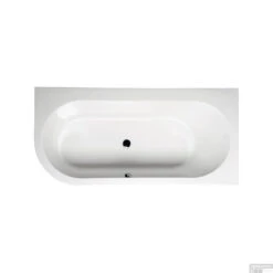 Ligbad Polysan Astra Inbouw 165x80x48 Cm Asymmetrisch Rechts Wit