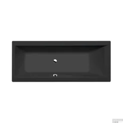 Ligbad Polysan Cleo Inbouw 170x70x48 Cm Mat Zwart