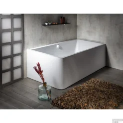 Ligbad Polysan Marlene 185x85x63 Cm Asymmetrisch Rechts Wit