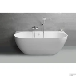 Ligbad Polysan Pagoda Gegoten Marmer 170x85x58 Cm Wit