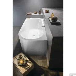 Ligbad Polysan Viva 180x75x60 Cm Asymmetrisch Links Wit -Baden Luxe Verkoop ligbad polysan viva 180x75x60 cm asymmetrisch links wit sph72099m 3