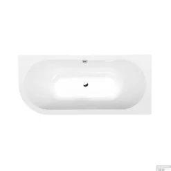 Ligbad Polysan Viva 180x75x60 Cm Asymmetrisch Rechts Zwart / Wit -Baden Luxe Verkoop ligbad polysan viva 180x75x60 cm asymmetrisch rechts zwart wit sph72129mb 1