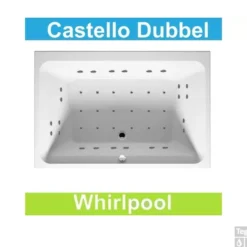 Ligbad Riho Castello 180x120 Cm Whirlpool Dubbel Systeem