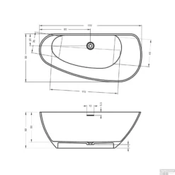 Ligbad Riho Granada Vrijstaand Rechts 170x80 Cm Mat Wit -Baden Luxe Verkoop ligbad riho granada vrijstaand 170x80 cm mat wit tech