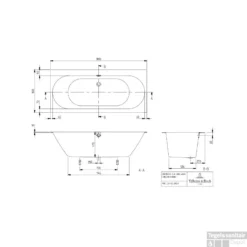 Ligbad Villeroy & Boch Oberon Duobad Quaryl 180 X 80 CM Met Poten Inclusief Overloopcombinatie Wit Alpin -Baden Luxe Verkoop ligbad villeroy boch oberon duobad quaryl 180 x 80 cm met poten inclusief overloopcombinatie wit alpin tech