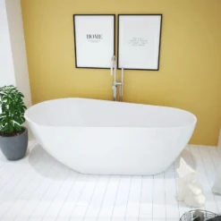 Ligbad Vrijstaand Boss & Wessing 173x85x56 Cm Wit -Baden Luxe Verkoop ligbad vrijstaand boss wessing 173x85x56 cm wit detail1