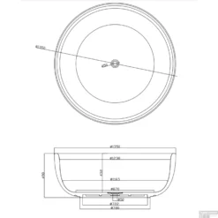 Ligbad Vrijstaand Ideavit Solidround 135x49 Cm Solid Surface Mat Wit -Baden Luxe Verkoop ligbad vrijstaand ideavit solidround 135x49 cm solid surface mat wit tec