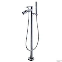 Lima Vrijstaande Badmengkraan Waterval Chroom