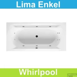 Ligbad Riho Lima 170x75 Cm Whirlpool Enkel Systeem