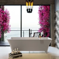 LUNDY Vrijstaand Bad 170x75cm Kleur Linen / Talc -Baden Luxe Verkoop lundy 2 00004