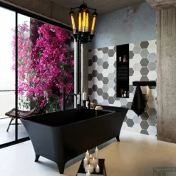 LUNDY Vrijstaand Bad 170x75cm Kleur Urban / Urban -Baden Luxe Verkoop lundy 3 00016