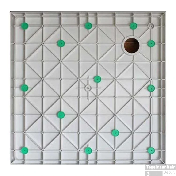 Luxe Douchebak SMC Rechthoek 120 X 90 X 4 Cm Wit 6 Luxe Douchebak SMC Rechthoek 120 X 90 X 4 Cm Wit - Afbeelding 6