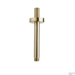 Luxe Douche-Arm Wiesbaden Rond Plafondbevestiging 15 Cm Geborsteld Messing Goud