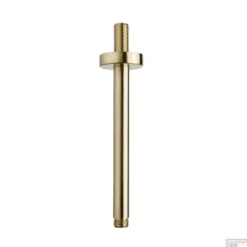 Luxe Douche-Arm Wiesbaden Rond Plafondbevestiging 20 Cm Geborsteld Messing Goud