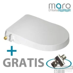 Maro D’Italia FP104 Stroomloze Bidet Toiletbril (douche Wc) Met Softclose Systeem En QuickRelease -Baden Luxe Verkoop maro d italia fp104 bidet toilet frissebips