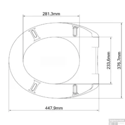 Toiletzitting Universeel RVS Met Softclose & Quickrelease -Baden Luxe Verkoop meerprijs universele toiletzitting met softclose quickrelease technisch