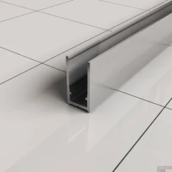 BWS Inloopdouche Pro Line Rookglas Met Middenband 110x200 8mm Nano Coating Chroom Profiel En Stang -Baden Luxe Verkoop muurprofiel chroom 7 1 1