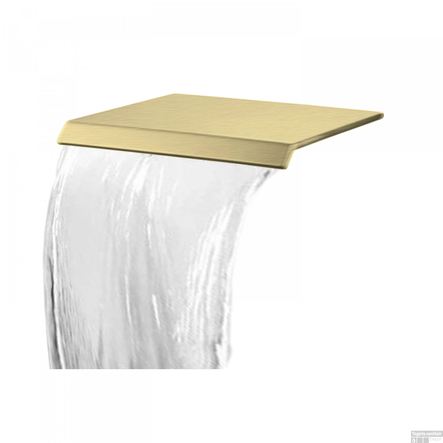 Muuruitloop Best Design Met Waterval Dule T.b.v. Douche En Bad Mat Goud