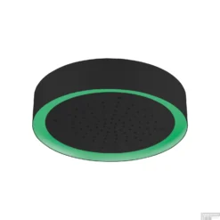 Hoofddouche Light Ring Lagoo Nesso Multi Color LED Met Afstandsbediening 20 Cm RVS Mat Zwart