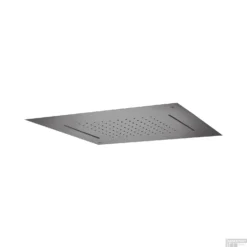 Hoofddouche Showerlicious Lagoo Nesso Met 2 Cascades 50 X 50 Cm RVS Gunmetal PVD