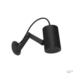 Hoofddouche Bright Daylight Lagoo Nesso 10 Cm RVS Mat Zwart