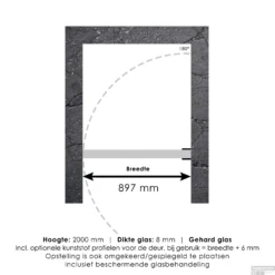 Nisdeur Compleet Just Creating Profielloos 90x200 Cm Goud -Baden Luxe Verkoop nisdeur compleet just creating profielloos 90x200 cm goud tech
