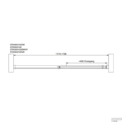 Nisdeur Van Rijn ST06 Schuifdeur Met Vaste Wand Rookglas 120x200 Cm 8 Mm Soft Close Zwart 9 Nisdeur Van Rijn ST06 Schuifdeur Met Vaste Wand Rookglas 120x200 Cm 8 Mm Soft Close Zwart -Baden Luxe Verkoop nisdeur van rijn st05 schuifdeur met vaste wand rookglas 120x200 cm 8 mm soft close zwart tech