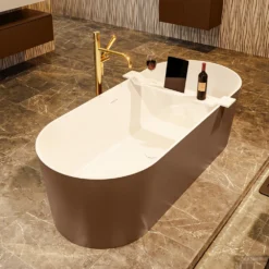 NOBLE Vrijstaand Bad 180x75cm Kleur Rust / Talc 11 NOBLE Vrijstaand Bad 180x75cm Kleur Rust / Talc -Baden Luxe Verkoop noble 3 00011