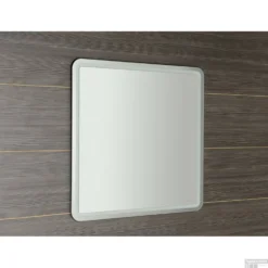 Badkamerspiegel Sapho NYX 80x80 Cm LED-Strips -Baden Luxe Verkoop ny080 badkamerspiegel sapho nyx 80x80 cm led strips 2