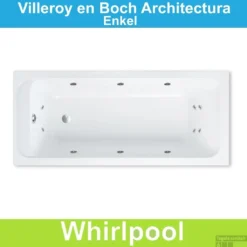 Ligbad Villeroy & Boch Architectura 150x70 Cm Balboa Whirlpool Systeem Enkel