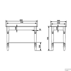 Onderkast Sapho Cimbura 80x50x75cm Oud Wit 7 Onderkast Sapho Cimbura 80x50x75cm Oud Wit -Baden Luxe Verkoop onderkast sapho cimbura 80x50x75cm oud wit tech