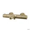 Opbouw Badthermostaat Wiesbaden Caral Geborsteld Messing Goud