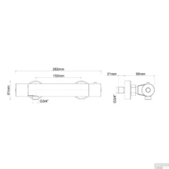 Opbouw Douchekraan Boss & Wessing Cool Touch Chroom 3/4'' Aansluiting -Baden Luxe Verkoop opbouw douchekraan boss wessing cool touch chroom aansluiting tech