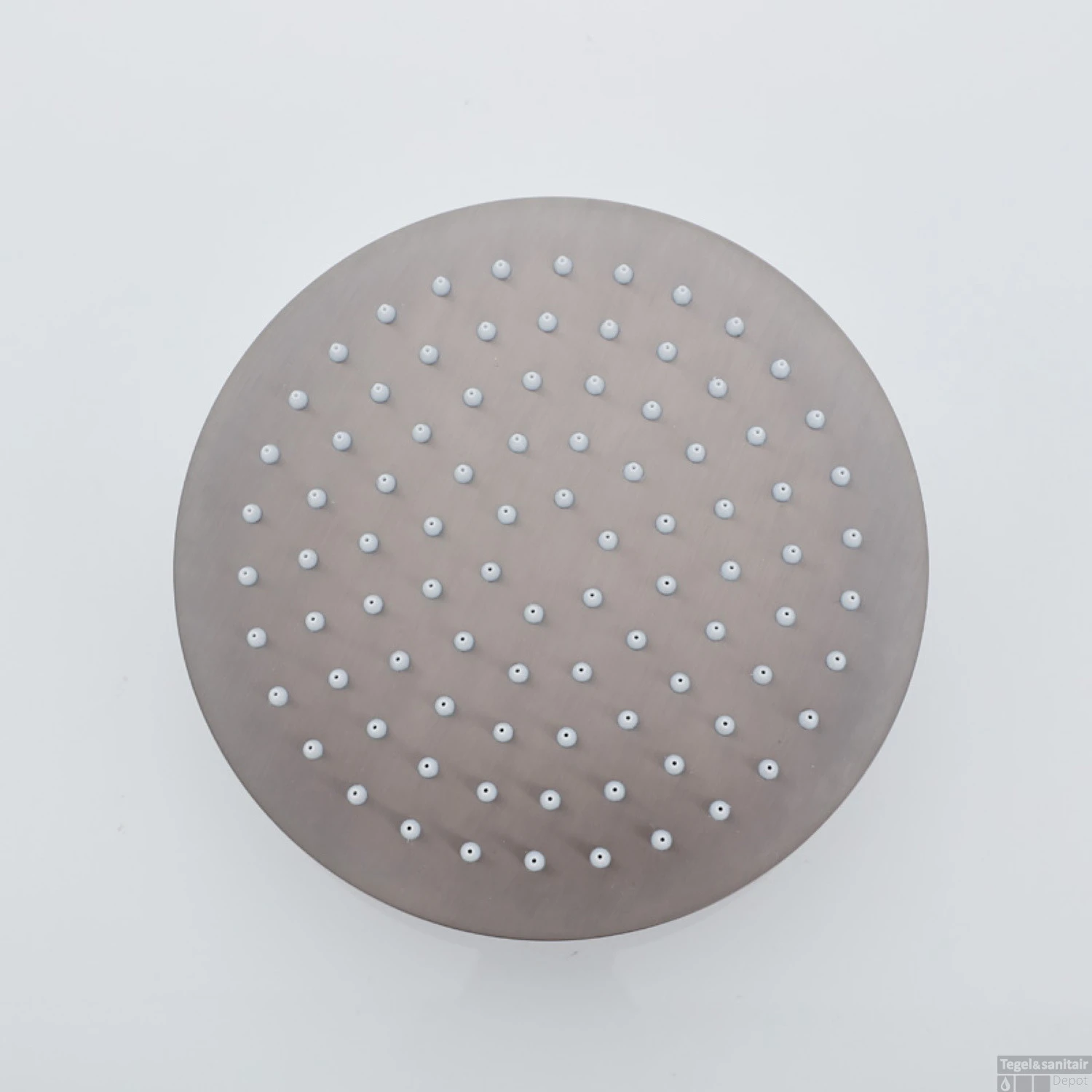 Opbouw Regendouche Set Boss & Wessing Exclusive Ronde Hoofddouche 20 Cm Gunmetal - Afbeelding 3