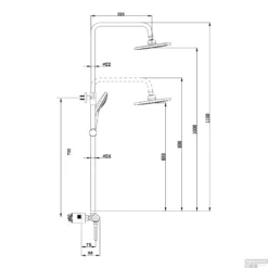 Opbouw Regendouche Set Boss & Wessing Exclusive Ronde Hoofddouche 20 Cm Gunmetal -Baden Luxe Verkoop opbouw regendouche set boss wessing exclusive ronde hoofddouche 20 cm gunmetal tech