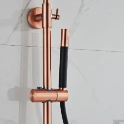 Opbouw Regendouche Set Boss & Wessing Copper Pro Thermostatisch Staaf Handdouche Geborsteld Koper 20 Cm 8 Opbouw Regendouche Set Boss & Wessing Copper Pro Thermostatisch Staaf Handdouche Geborsteld Koper 20 Cm -Baden Luxe Verkoop opbouw regendouche set thermostatisch staaf handdouche geborsteld koper 20 cm detail2